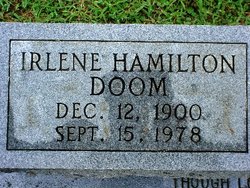 Irlene <I>Hamilton</I> Doom 