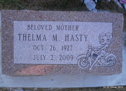 Thelma M. <I>Brewer</I> Hasty 
