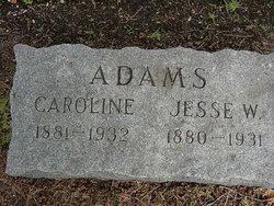 Caroline <I>Miller</I> Adams 