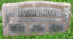 Mary Jane <I>Wallace</I> Harrington 