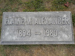 Elaine <I>Mitchell</I> Alexander 