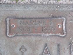 Nadine F. <I>Spicer</I> Albright 