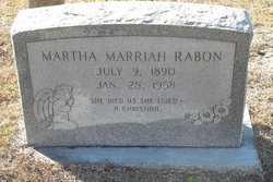 Martha Marriah Rabon 