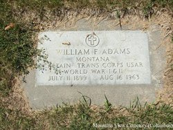 William Francis “Bill” Adams Sr.