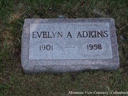Evelyn A <I>Wilkinson</I> Adkins 