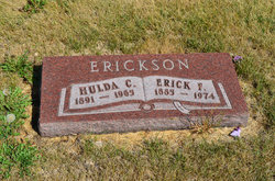 Hulda Carolina <I>Hanson</I> Erickson 