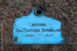 Ida Bertha <I>Thatcher</I> Sutherland 