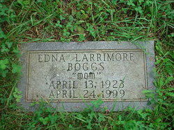 Edna Josephine <I>Larrimore</I> Boggs 