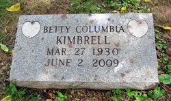Betty F. <I>Columbia</I> Kimbrell 