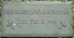 Roberta A. <I>Wilson</I> Baxter 