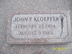 John Frederick Kloepfer 
