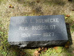 Irma Louise <I>Rusboldt</I> Hoenecke 