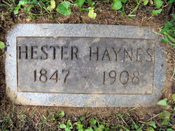 Hester “Hettie” <I>Banks</I> Haynes 