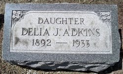 Delia J <I>Bradley</I> Adkins 