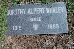 Dorothy <I>Alpert</I> Whaley 