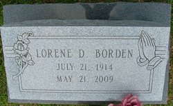 Lorene <I>Dawson</I> Borden 