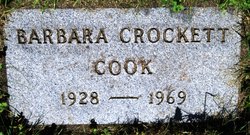 Barbara Louise <I>Crockett</I> Cook 