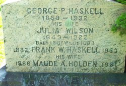 Maude Alice <I>Holden</I> Haskell 