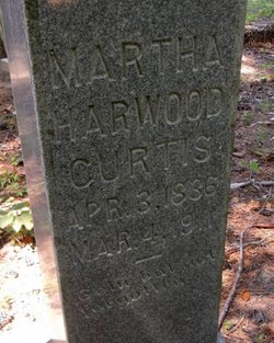 Martha <I>Harwood</I> Curtis 