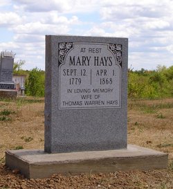 Mary <I>Reffner</I> Hays 