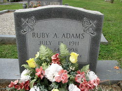 Ruby A. <I>Abernathy</I> Adams 