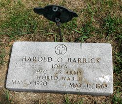 Harold Oliver Barrick 