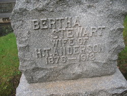 Bertha S. <I>Stewart</I> Anderson 