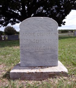 Susan Adeline “Addie” <I>Page</I> Dishman 