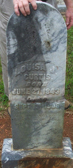 Louisa J <I>Crumley</I> Curtis 