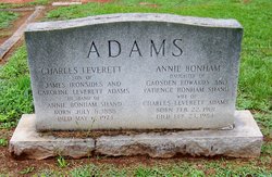 Annie Bonham <I>Shand</I> Adams 