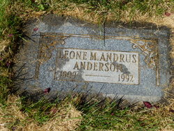 Leone Maria <I>Andrus</I> Anderson 