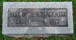 Elizabeth Ann <I>Voorhees</I> Blackwell 