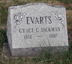 Grace G <I>Jackman</I> Evarts 