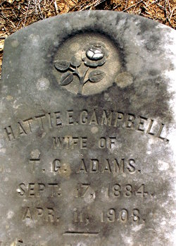 Hattie E <I>Campbell</I> Adams 