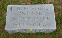 Elizabeth Rebecca <I>Pitts</I> Anderson 