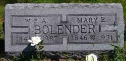 William Frederick Augustus Bolender 