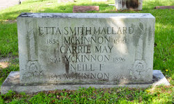 Etta <I>Smith</I> McKinnon 