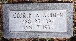 George Wendell Ashman Sr.