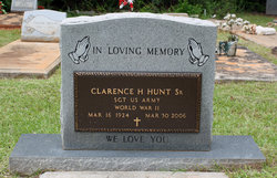 Sgt Clarence H Hunt Sr.