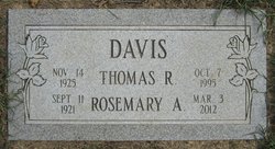 Rosemary A <I>Simmet</I> Davis 