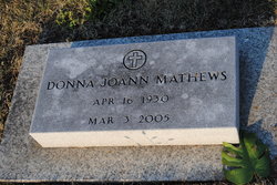 Donna Joann <I>Armstrong</I> Mathews 