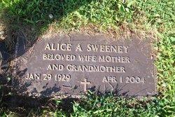Alice A Sweeney 