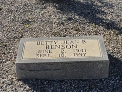 Betty Jean <I>Ballentine</I> Benson 