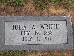 Julia <I>Alford</I> Wright 