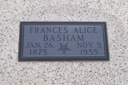 Frances Alice <I>Freeman</I> Basham 