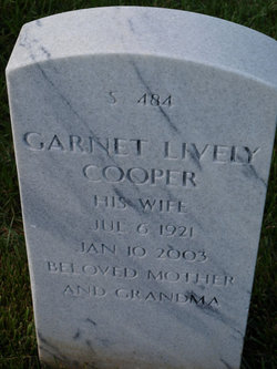 Garnet <I>Lively</I> Cooper 