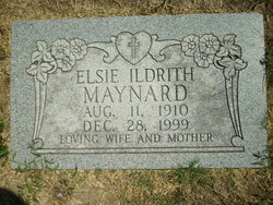 Elsie Ildrith <I>Andrews</I> Bond Maynard 