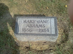 Mary Jane <I>Millett</I> Abrams 