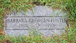 Barbara M <I>Georgen</I> Foster 