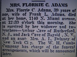 Florrie C Adams 